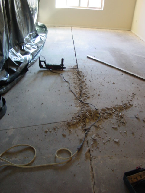 Concrete Demo Concrete demo leveling